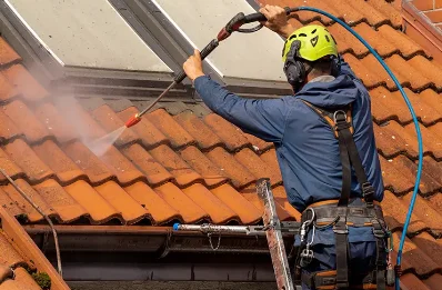 Démoussage et hydrofuge de toiture à Colombotte